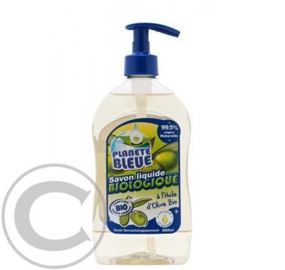 Planete Bleue BIO Tekuté mýdlo s olivovým olejem 500 ml - s dávkovačem, Planete, Bleue, BIO, Tekuté, mýdlo, olivovým, olejem, 500, ml, dávkovačem