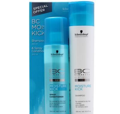 Schwarzkopf Balíček BC Moisture Kick - Moisture Kick Shampoo 250ml and Moisture Kick Spray Conditioner 200ml, Schwarzkopf, Balíček, BC, Moisture, Kick, Moisture, Kick, Shampoo, 250ml, and, Moisture, Kick, Spray, Conditioner, 200ml