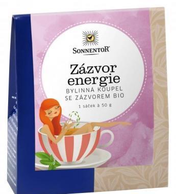 SONNENTOR Bylinná koupelová sůl Zázvor energie bio 50 g, SONNENTOR, Bylinná, koupelová, sůl, Zázvor, energie, bio, 50, g