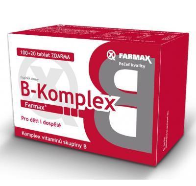 SVUS B-komplex Farmax 100 20 tablet ZDARMA: VÝPRODEJ exp. 2015-06-03
