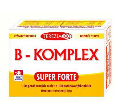 Terezia Company B-Komplex Super Forte 100 tablet, Terezia, Company, B-Komplex, Super, Forte, 100, tablet