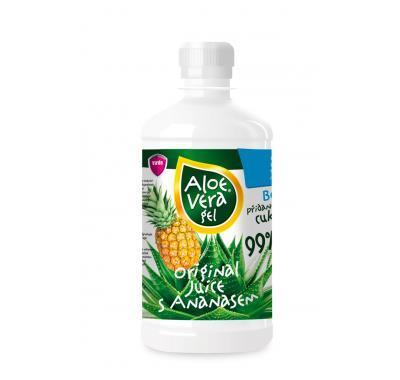VIRDE Aloe vera gel s ananasem 500 ml, VIRDE, Aloe, vera, gel, ananasem, 500, ml