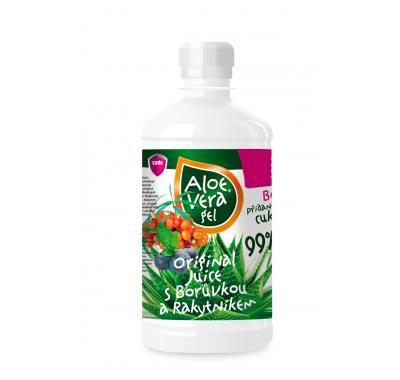 VIRDE Aloe vera gel s borůvkou a rakytníkem 500 ml, VIRDE, Aloe, vera, gel, borůvkou, rakytníkem, 500, ml