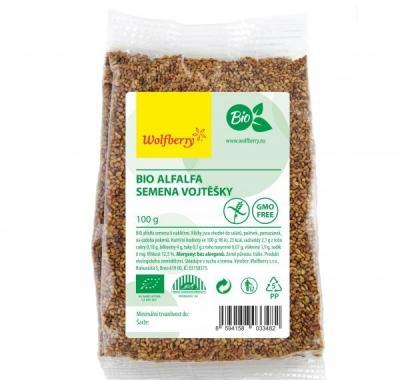 WOLFBERRY Alfalfa semínka vojtěšky BIO 100 g, WOLFBERRY, Alfalfa, semínka, vojtěšky, BIO, 100, g