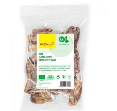 WOLFBERRY Banány krájené BIO 500 g, WOLFBERRY, Banány, krájené, BIO, 500, g