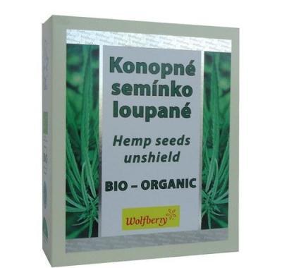 WOLFBERRY Konopné semínko loupané BIO 100 g, WOLFBERRY, Konopné, semínko, loupané, BIO, 100, g