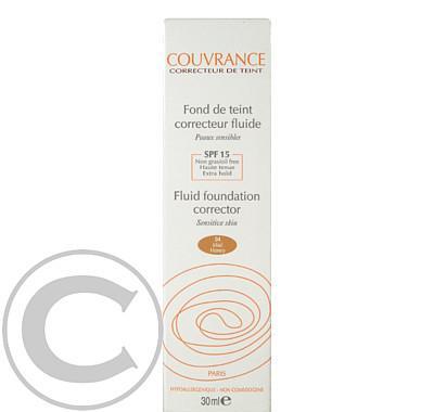 AVENE Couvrance fond teint correctour fluide SPF 15 miel 30ml-podkladová emulze 04 odstín MEDOVÝ (HONEY) 30ml