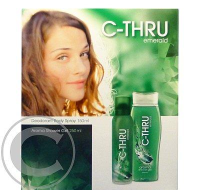 C-THRU Emerald sprchový gel 250ml   DEO 150ml