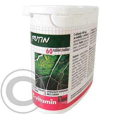 C-Vitamin 100 mg - Rutin se sukralózou tbl. 60, C-Vitamin, 100, mg, Rutin, se, sukralózou, tbl., 60