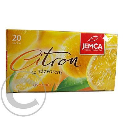 Čaj ovocný Citron se zázvorem n.s.20x2g JEMČA, Čaj, ovocný, Citron, se, zázvorem, n.s.20x2g, JEMČA