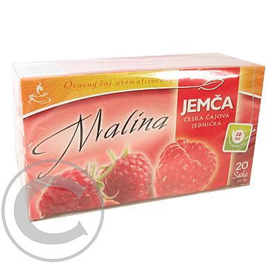 Čaj ovocný Malina 20x2g n.s. JEMČA, Čaj, ovocný, Malina, 20x2g, n.s., JEMČA