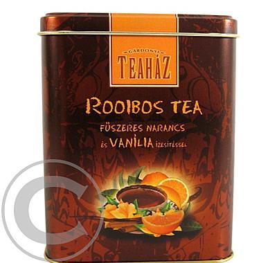 Čaj ovocný Rooibos vanilka syp. 80g plech.dóza