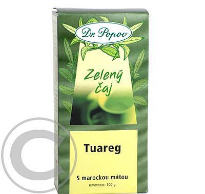 Čaj Tuareg zelený ochucený 100g Dr.Popov, Čaj, Tuareg, zelený, ochucený, 100g, Dr.Popov