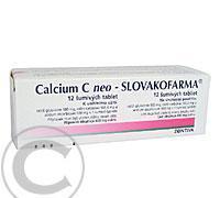 CALCIUM C NEO-SLOVAKOFARMA  12 Šumivé tablety, CALCIUM, C, NEO-SLOVAKOFARMA, 12, Šumivé, tablety