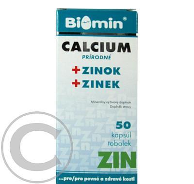 Calcium   ZINEK cps. 50 Biomin, Calcium, , ZINEK, cps., 50, Biomin