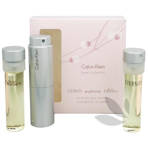 Calvin Klein Travel Collection - parfémová voda (3 x 20 ml)