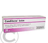 CANDIBENE KRÉM CRM 1X20GM/200MG, CANDIBENE, KRÉM, CRM, 1X20GM/200MG