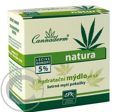 Cannaderm Natura hydratační mýdlo pH 5.5, Cannaderm, Natura, hydratační, mýdlo, pH, 5.5