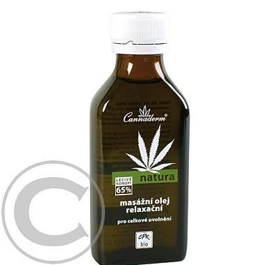 Cannaderm Natura masážní olej relaxační 100ml, Cannaderm, Natura, masážní, olej, relaxační, 100ml