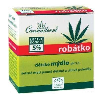 Cannaderm Robátko dětské mýdlo pH 5.5, Cannaderm, Robátko, dětské, mýdlo, pH, 5.5