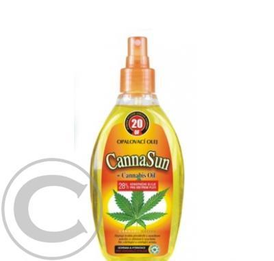 CANNASUN opalovací olej s konopným olejem OF20 200 ml, CANNASUN, opalovací, olej, konopným, olejem, OF20, 200, ml