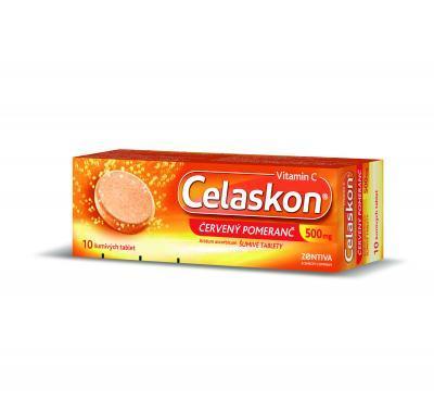 CELASKON 500 MG ČERVENÝ POMERANČ  10X500MG Šumivé tablety, CELASKON, 500, MG, ČERVENÝ, POMERANČ, 10X500MG, Šumivé, tablety