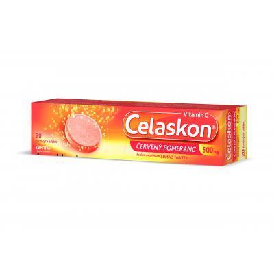 CELASKON 500 MG ČERVENÝ POMERANČ  20X500MG Šumivé tablety, CELASKON, 500, MG, ČERVENÝ, POMERANČ, 20X500MG, Šumivé, tablety