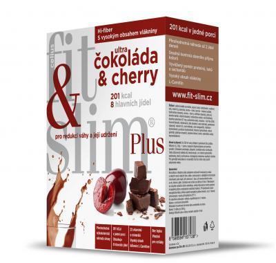 CELIUS Fit & Slim plus Čokoláda/Cherry 2x 208 g