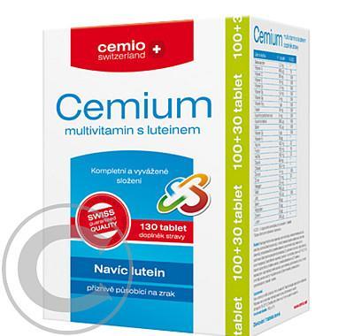 CEMIO Cemium multivitamin s luteinem 100   30 tablet ZDARMA, CEMIO, Cemium, multivitamin, luteinem, 100, , 30, tablet, ZDARMA