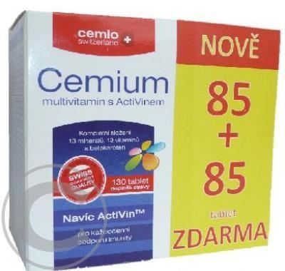 CEMIO Cemium multivitamínem s activinem 85   85 tablet ZDARMA