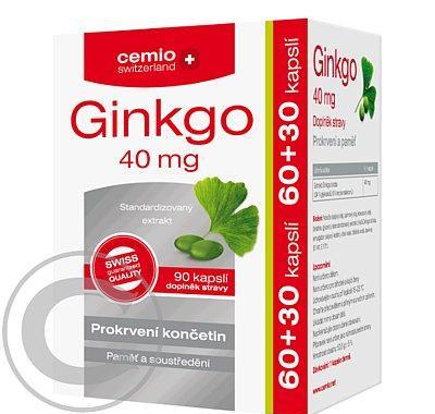 CEMIO Ginkgo 40 mg 60   30 kapslí ZDARMA
