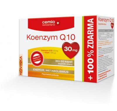 CEMIO Koenzym Q10 30 mg 30   30 kapslí ZDARMA