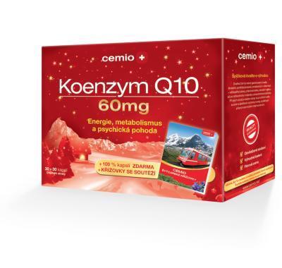 Cemio Koenzym Q10 60mg s biotinem 30 30 kapslí   dárek, Cemio, Koenzym, Q10, 60mg, biotinem, 30, 30, kapslí, , dárek