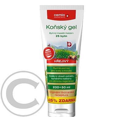 CEMIO Koňský gel hřejivý 200   50 ml ZDARMA, CEMIO, Koňský, gel, hřejivý, 200, , 50, ml, ZDARMA