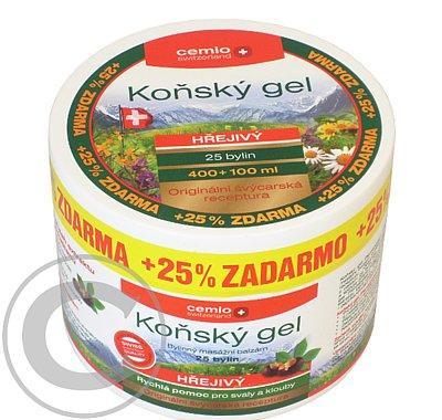 Cemio Koňský gel hřejivý 400   100 ml ZDARMA