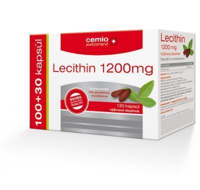 CEMIO Lecithin 1200 mg 100   30 kapslí zdarma, CEMIO, Lecithin, 1200, mg, 100, , 30, kapslí, zdarma