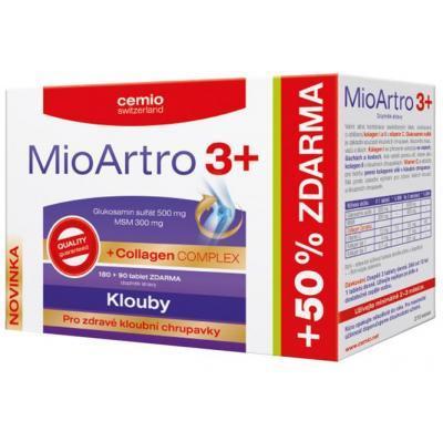 CEMIO MioArtro 3  tbl.180 90 ZDARMA, CEMIO, MioArtro, 3, tbl.180, 90, ZDARMA