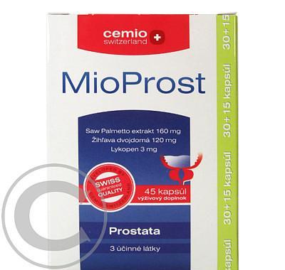CEMIO MioProst prostata 30 15cps. ZDARMA, CEMIO, MioProst, prostata, 30, 15cps., ZDARMA