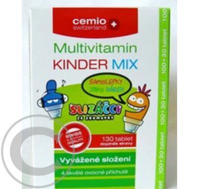 CEMIO Multivitamin KINDER MIX 100 30tbl. ZDARMA