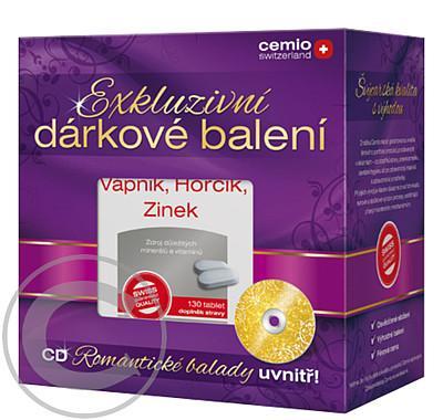 CEMIO Vápník, hořčík, zinek D3 K1 100 30 tbl   CD Romantické balady ZDARMA
