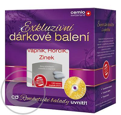 CEMIO Vápník, hořčík, zinek D3 K1 100 30 tbl   CD Romantické balady ZDARMA, CEMIO, Vápník, hořčík, zinek, D3, K1, 100, 30, tbl, , CD, Romantické, balady, ZDARMA