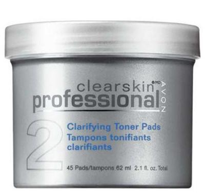 Čisticí tampónky s kyselinou salicylovou Clearskin Professional (Clarifying Toner Pads) 45 ks