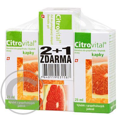 Citrovital 2 1 zdarma (2x kapky   dent.gel zdarma)