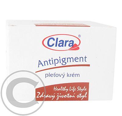 CLARA Antipigment pleťový krém 50ml, CLARA, Antipigment, pleťový, krém, 50ml