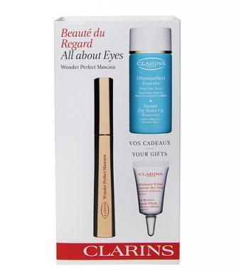 Clarins All About Eyes Mascara Wonder  40ml 7ml Mascara Wonder Perfect Black   30ml