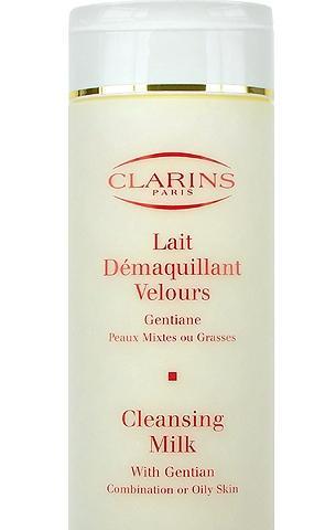 Clarins Cleansing Milk With Gentian  400ml Smíšená a mastná pleť