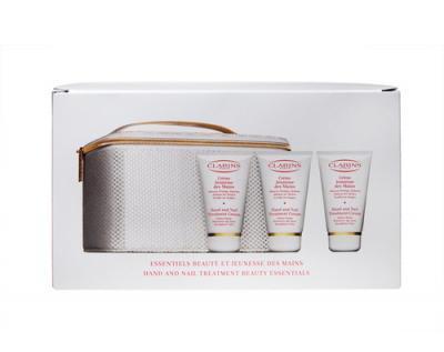 Clarins Hand And Nail Treatment Cream Trio 150ml 3x 50ml Hand And Nail Treatment Cream   Bag