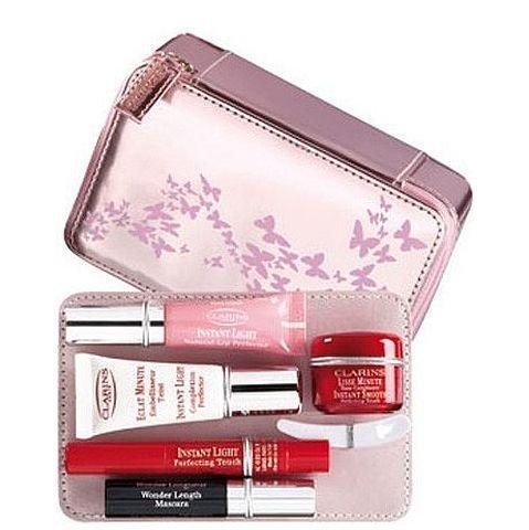 Clarins Instant Light Booster Kit  23ml 5ml Lip Perfector 01   3ml Mascara Wonder, Clarins, Instant, Light, Booster, Kit, 23ml, 5ml, Lip, Perfector, 01, , 3ml, Mascara, Wonder