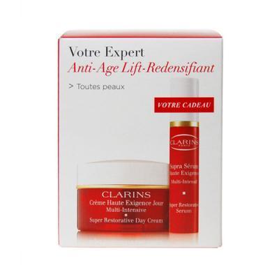 Clarins Super Restorative 60ml 50ml Super Restorative Day Cream   10ml Super Restorative Serum