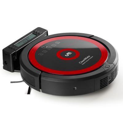 CleanMate QQ6 (black/red) robotický vysavač s plánovačem a sonickou zdí